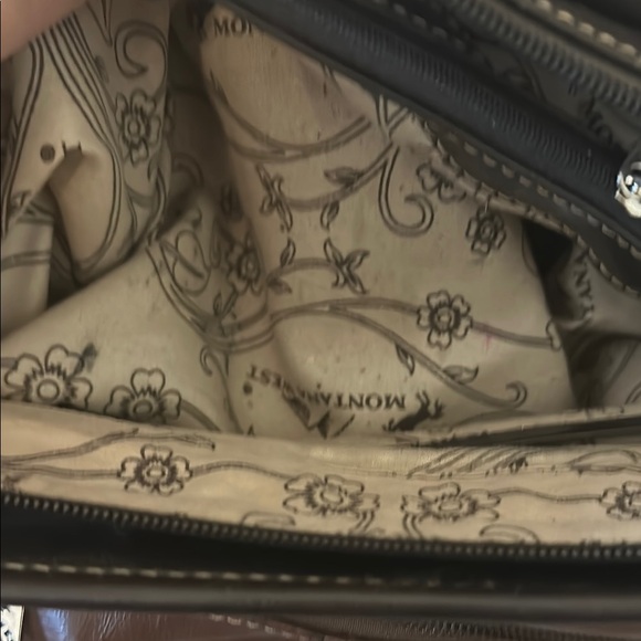 Montana West Brown and Blue Shoulder Bag with Western Embellishments - Picture 5 of 6